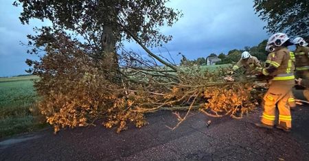 Wichury w Polsce. Setki interwencji strażaków, uszkodzone dachy i auta