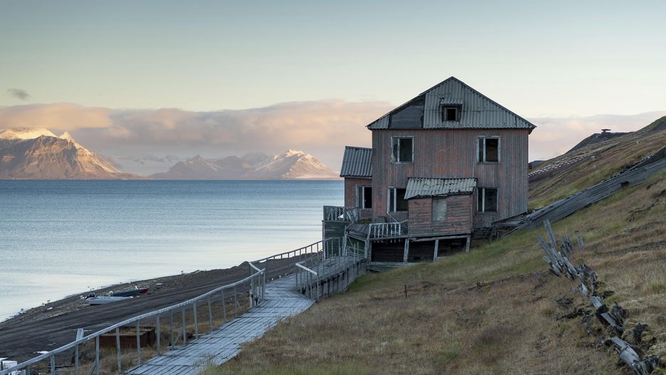 Osada rosyjskich górników Barentsburg na Svalbardzie