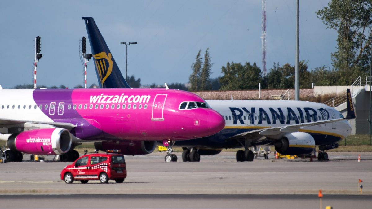 Ryanair i Wizz Air to największe tanie linie lotnicze na europejskim rynku