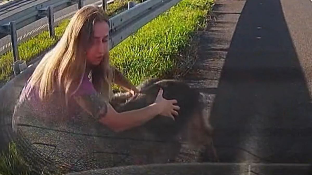 Bohaterski czyn policjantki.