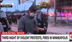 W Minneapolis zatrzymano dziennikarza CNN w czasie relacji na żywo z zamieszek (wideo)