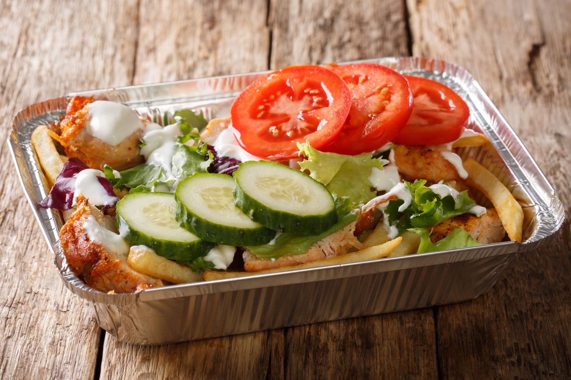 Pysznu kapsalon z warzywami
