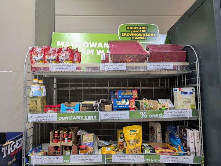 "Bieda boks" w sklepie Kaufland w Rzeszowie