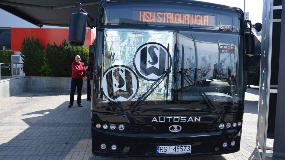 Autobus Autosanu na kieleckim Salonie Przemysłu Obronnego
Takie autobusy z Autosanu otrzymał Kraków