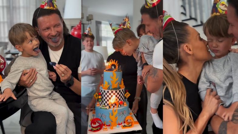 Małgorzata Rozenek świętuje urodziny Henia