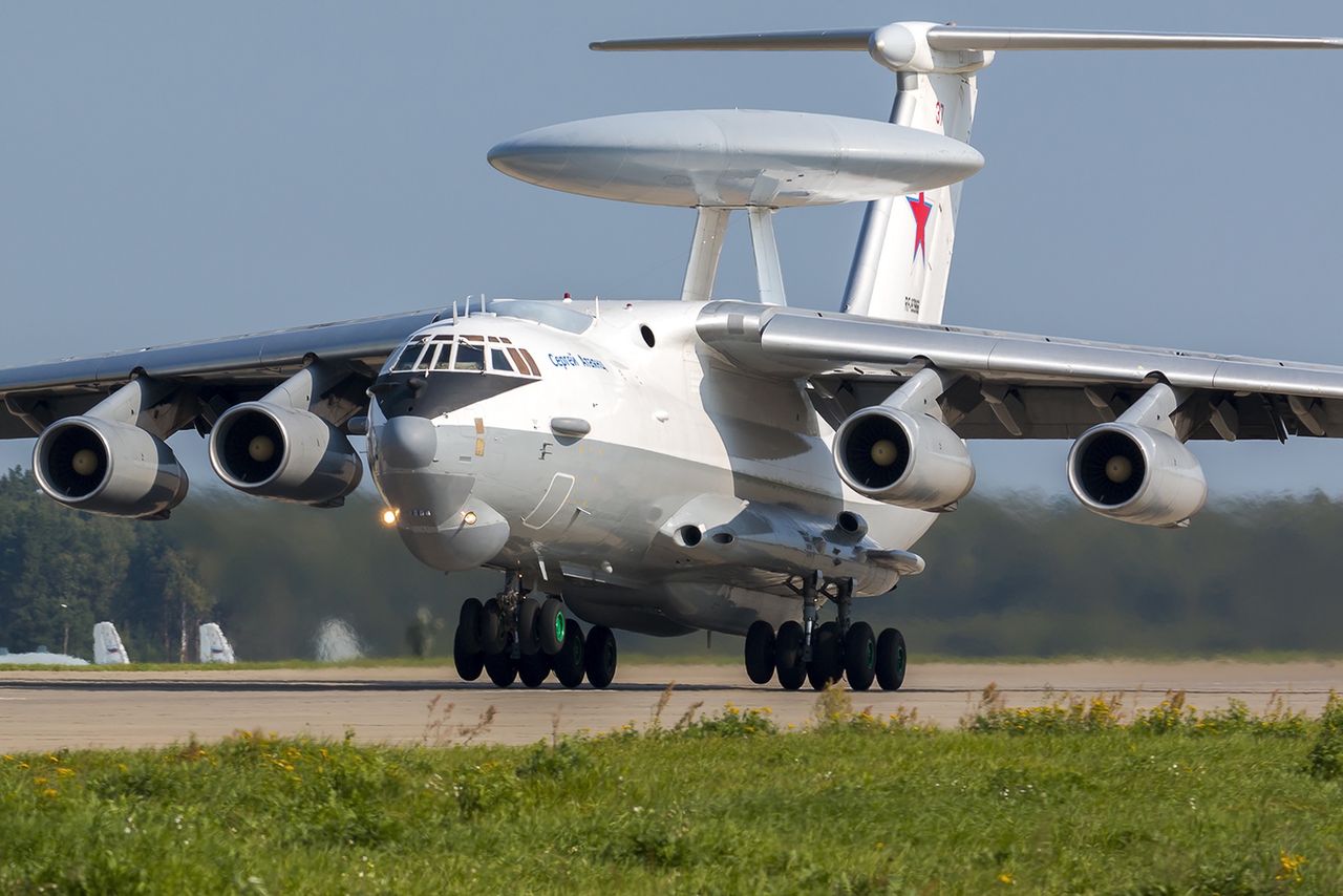 Russian airborne early warning aircraft Berijew A-50