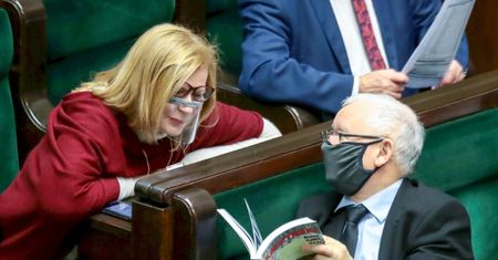 Jarosław Kaczyński rozdawał autografy