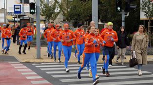 Grudziądz: Wystartował bieg "Run to Fatima". To charytatywna sztafeta Kujaw i Pomorza