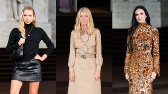 Gwiazdy brylują na wyjątkowej prezentacji kolekcji Gucci: szykowna Demi Moore, mroczna Lila Moss i Gwyneth Paltrow cała w logo
