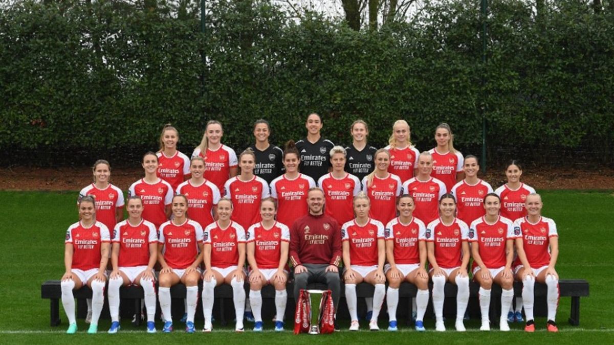 Na zdjęciu: żeńska drużyna Arsenalu