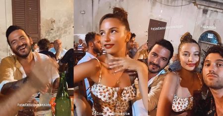 Rozemocjonowana Julia Wieniawa relacjonuje upojny wieczór w doborowym towarzystwie w sycylijskiej restauracji: "VINO, VINO, VINO" (ZDJĘCIA)
