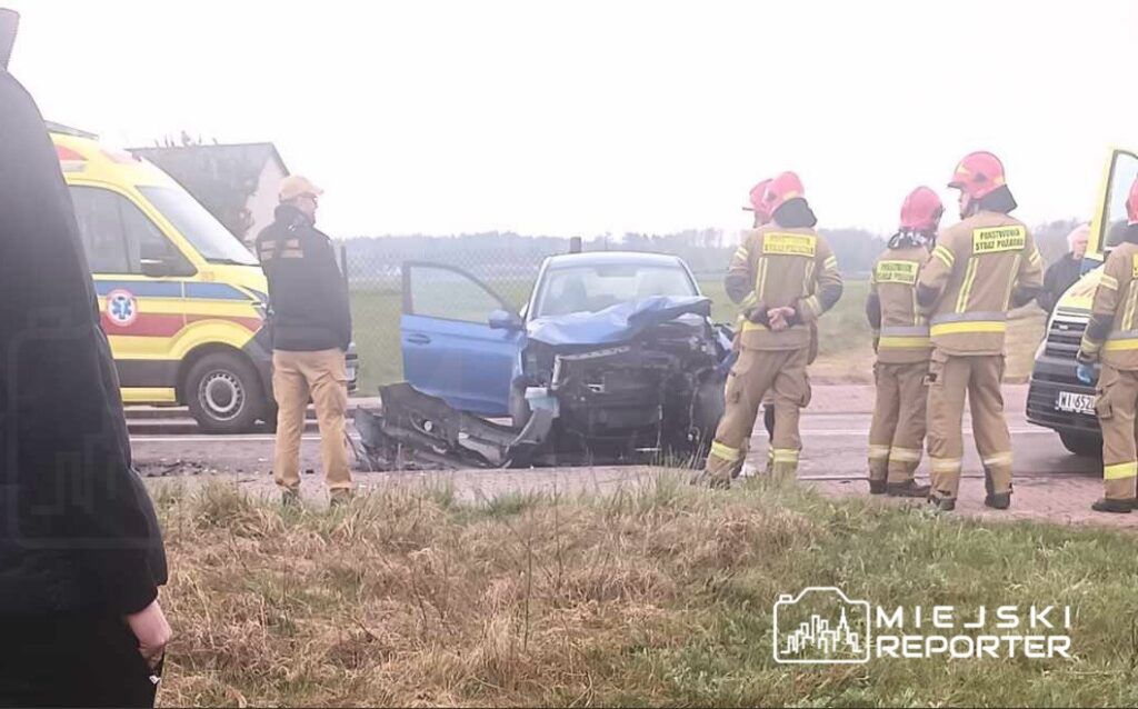Fot. Czytelnik Miejskiego Reportera  Czołowe zderzenie