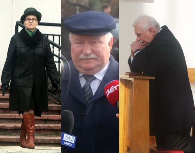 Lech Wałęsa z żoną w kościele (ZDJĘCIA)