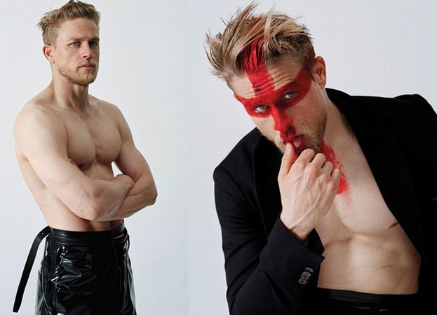 Charlie Hunnam pokazał umięśnioną klatę (ZDJĘCIA)