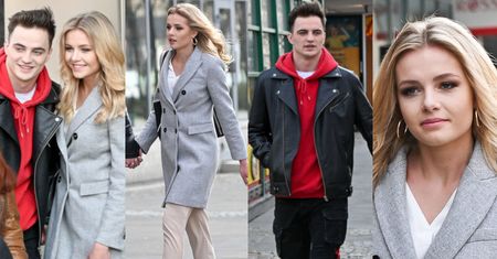 Zakochani zwycięzcy "Top Model" lansują się przed studiem TVN (ZDJĘCIA)