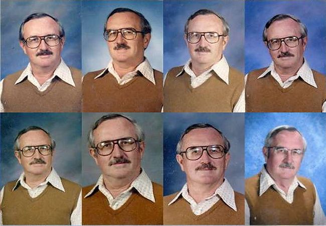 Mężczyzna zakładał to samo ubranie do oficjalnych zdjęć przez 40 lat 4