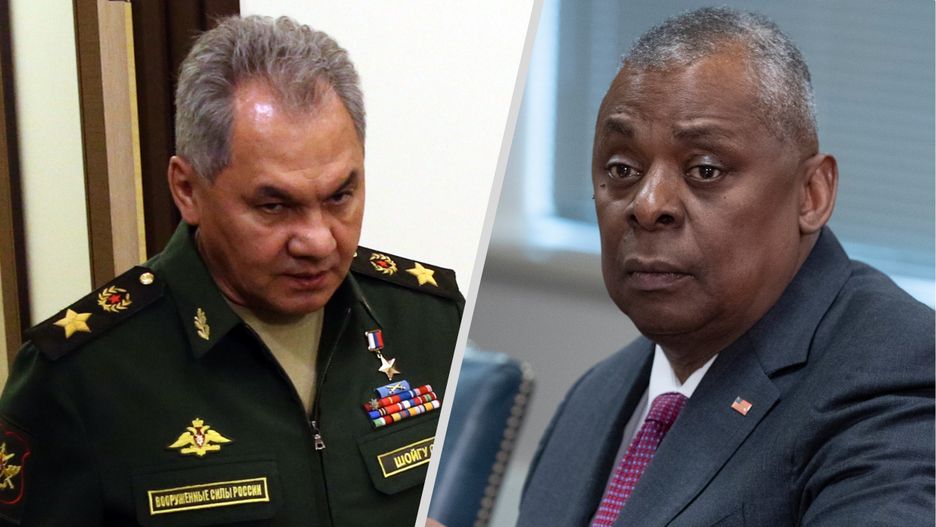 Dopiero drugi raz, od ataku Rosji na Ukrainę, rozmawiali ze sobą Siergiej Szojgu i Lloyd Austin