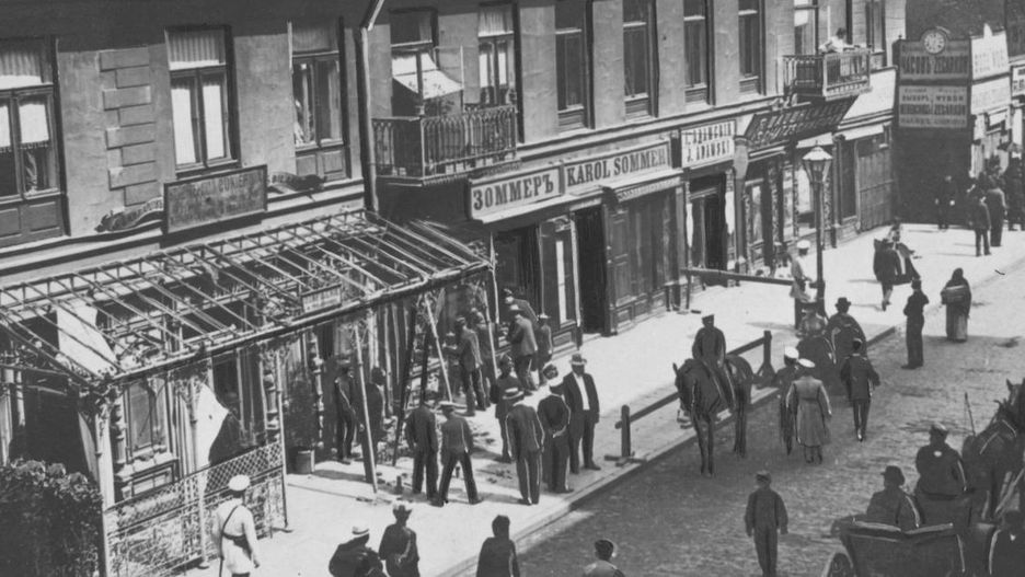Warszawa na fotografii z 1905 roku