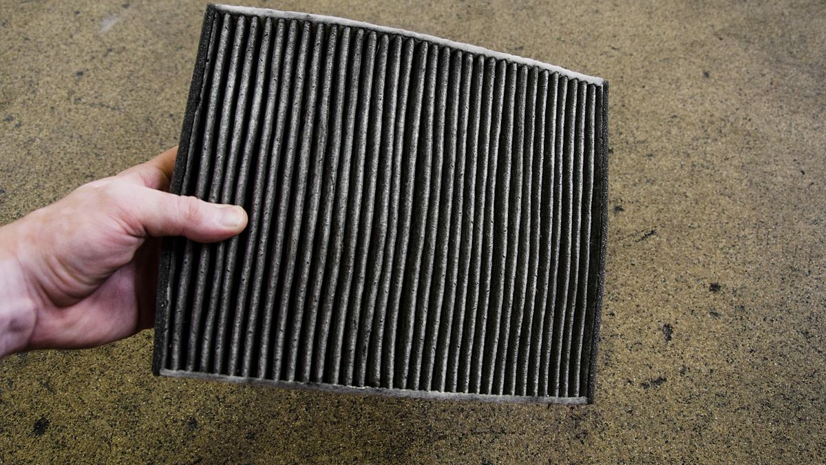 Tak wygląda zużyty filtr kabinowy
