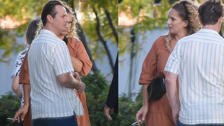 Joanna Liszowska całuje Pawła Deląga zaraz po spaleniu papierosa