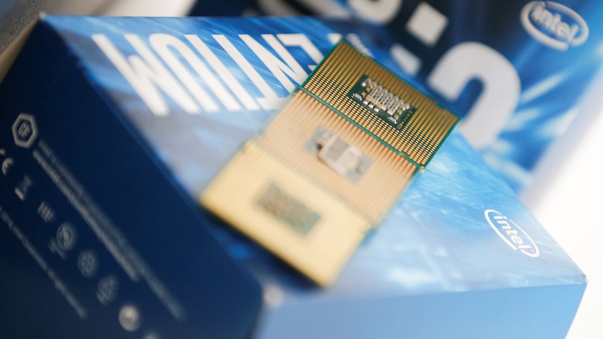 ANTALYA, TURKEY - DECEMBER 6: Intel processor chip for Samsung is seen in this illustration photo in Antalya, Turkey on December 06, 2019. (Photo by Mustafa Ciftci/Anadolu Agency/Getty Images)