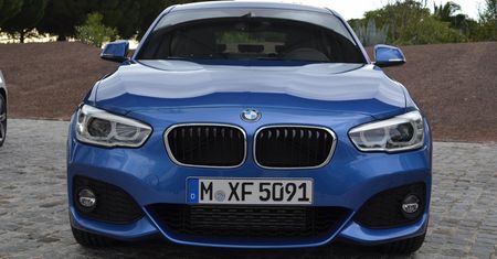 BMW Serii 1 M Sport po liftingu przyłapane w Lizbonie