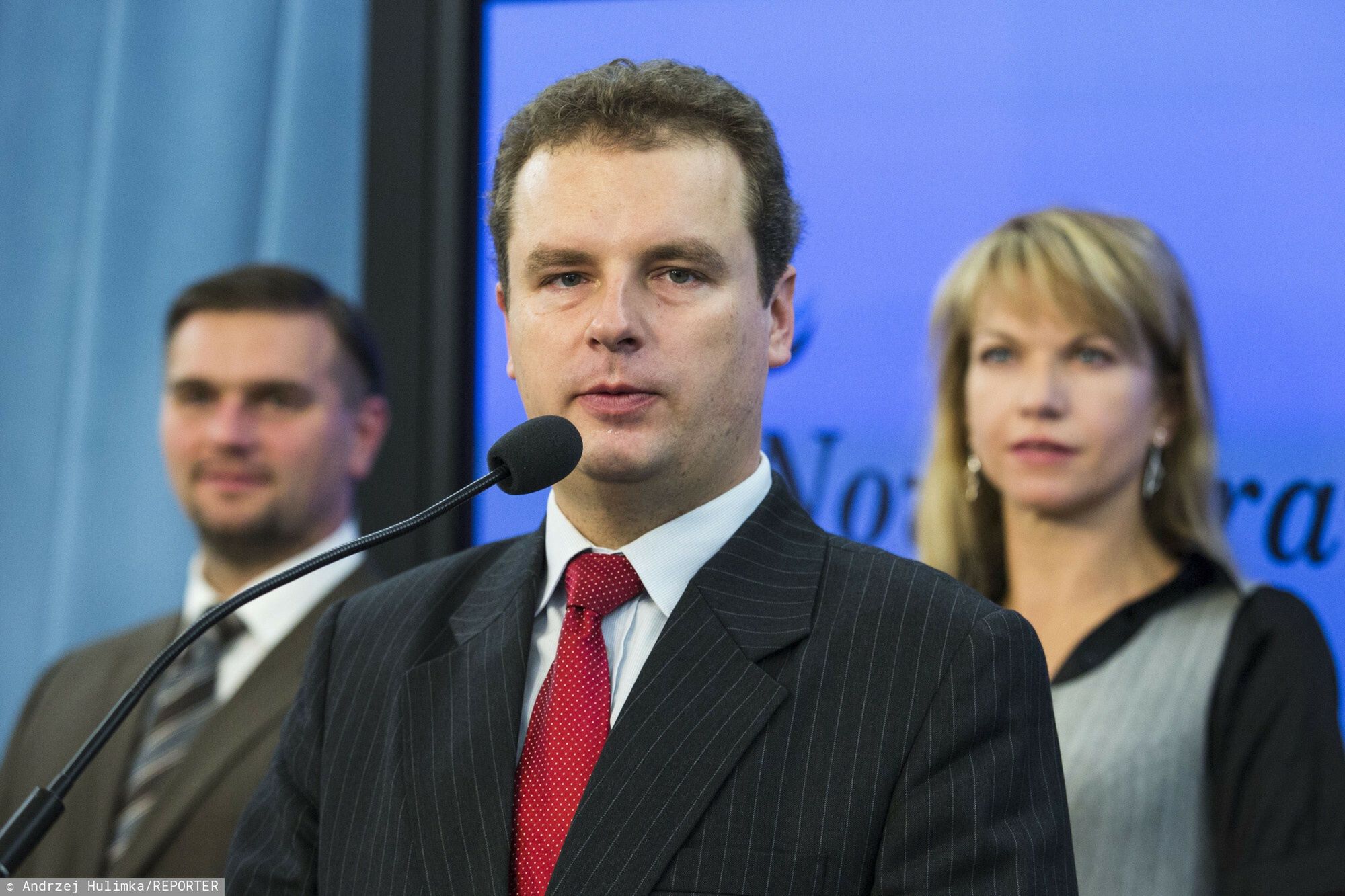 Magdalena Wilk z mężem w 2016 roku