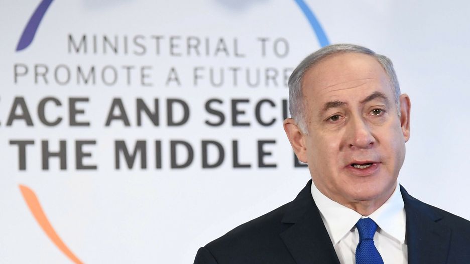 Szczyt bliskowschodni w WarszawieFoto: Mateusz Jagielski / East News Warszawa, 14.02.2019. PGE Narodowy. Spotkanie ministerialne poswiecone budowaniu pokoju i bezpieczenstwa na Bliskim Wschodzie.
n/z: Binjamin Netanjahu - premier IzraelaMateusz Jagielski