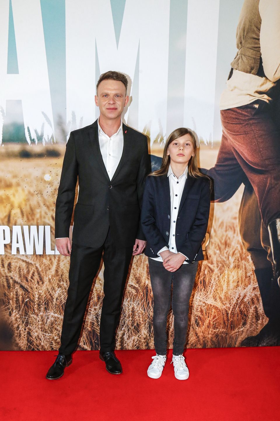 Kazimierz Mazur na premierze filmu "Sami Swoi" w lutym 2024