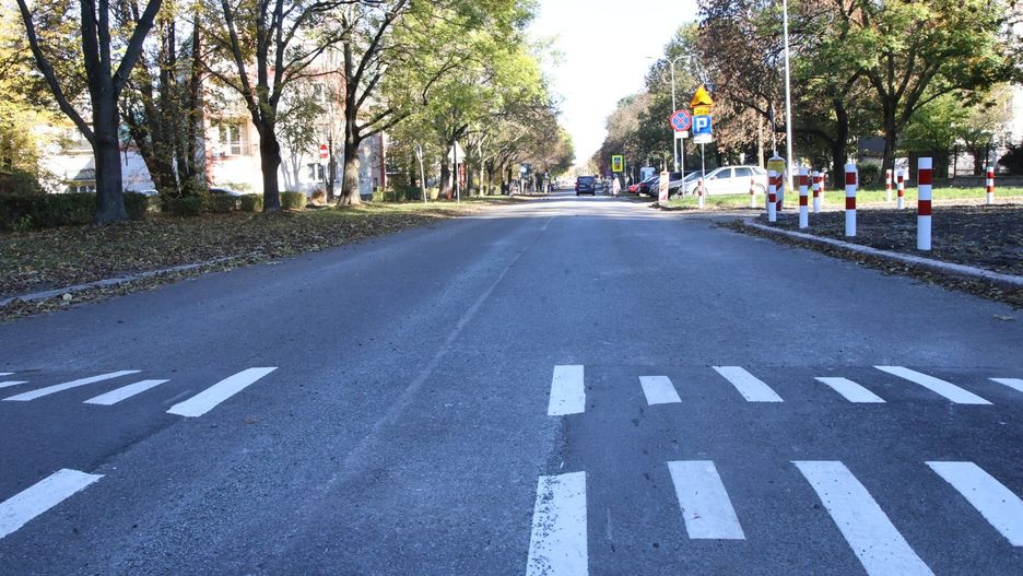 Na zdjęciu ulica Piekoszowska po remoncie