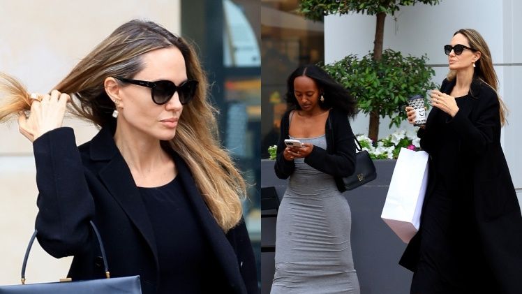 Angelina Jolie "przyłapana" na mieście z córką 
