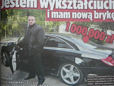 Pudzian ma wóz ZA MILION ZŁOTYCH!