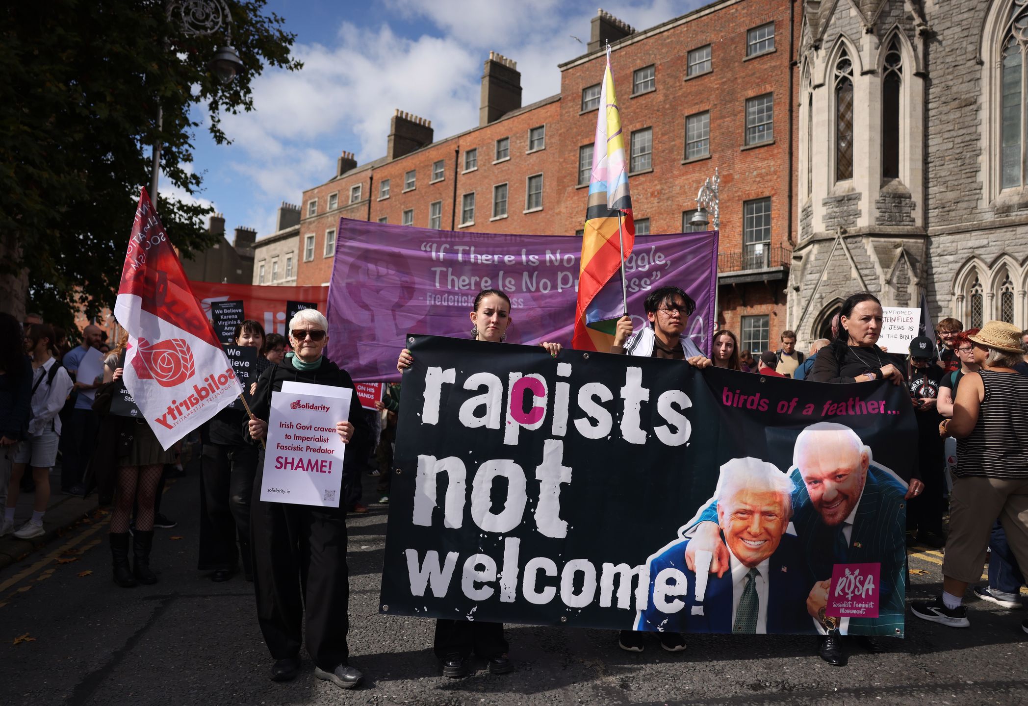Demonstracja w Dublinie