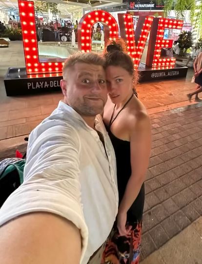 Tomasz Jakubiak z żoną