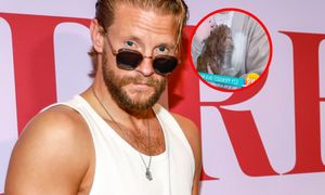 Mówił o relacjach w śniadaniówce. Pies skradł całe show