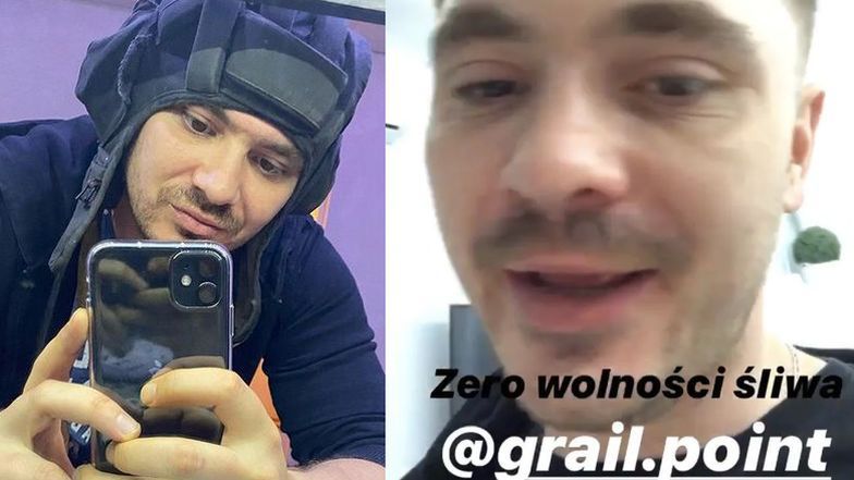 Daniel Martyniuk przeprasza pracowników sklepu, że wyzywał ich od frajerów