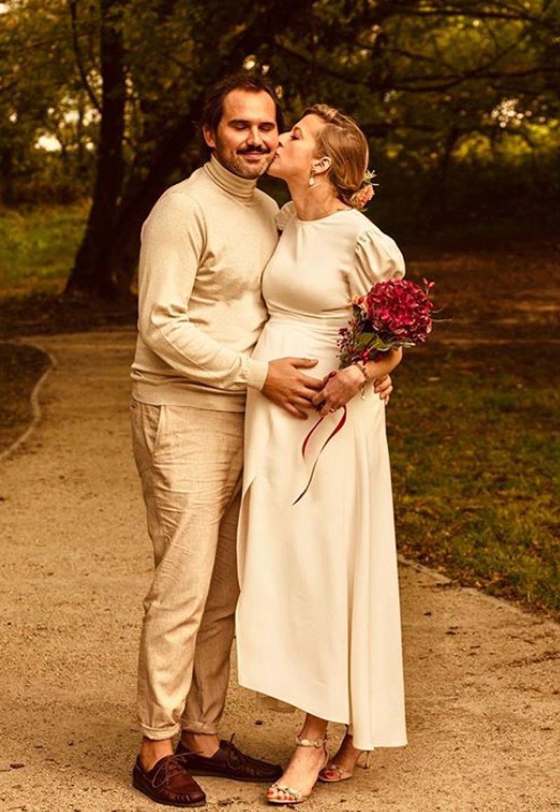 Lara Gessler i Piotr Szeląg już po ślubie