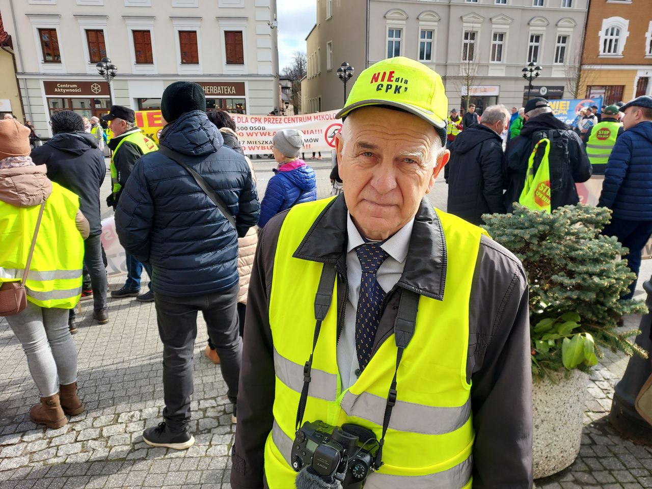 Protest w Mikołowie. Tadeusz Szymańczak, prezes "Ochrona i Rozwój"