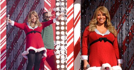 Najlepsze świąteczne stylizacje Mariah Carey! (ZDJĘCIA)