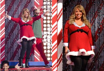 Najlepsze świąteczne stylizacje Mariah Carey! (ZDJĘCIA)