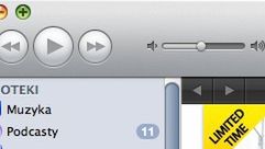 Maksymalizacja okna zamiast "mini playera" w iTunes 9.0.1 1