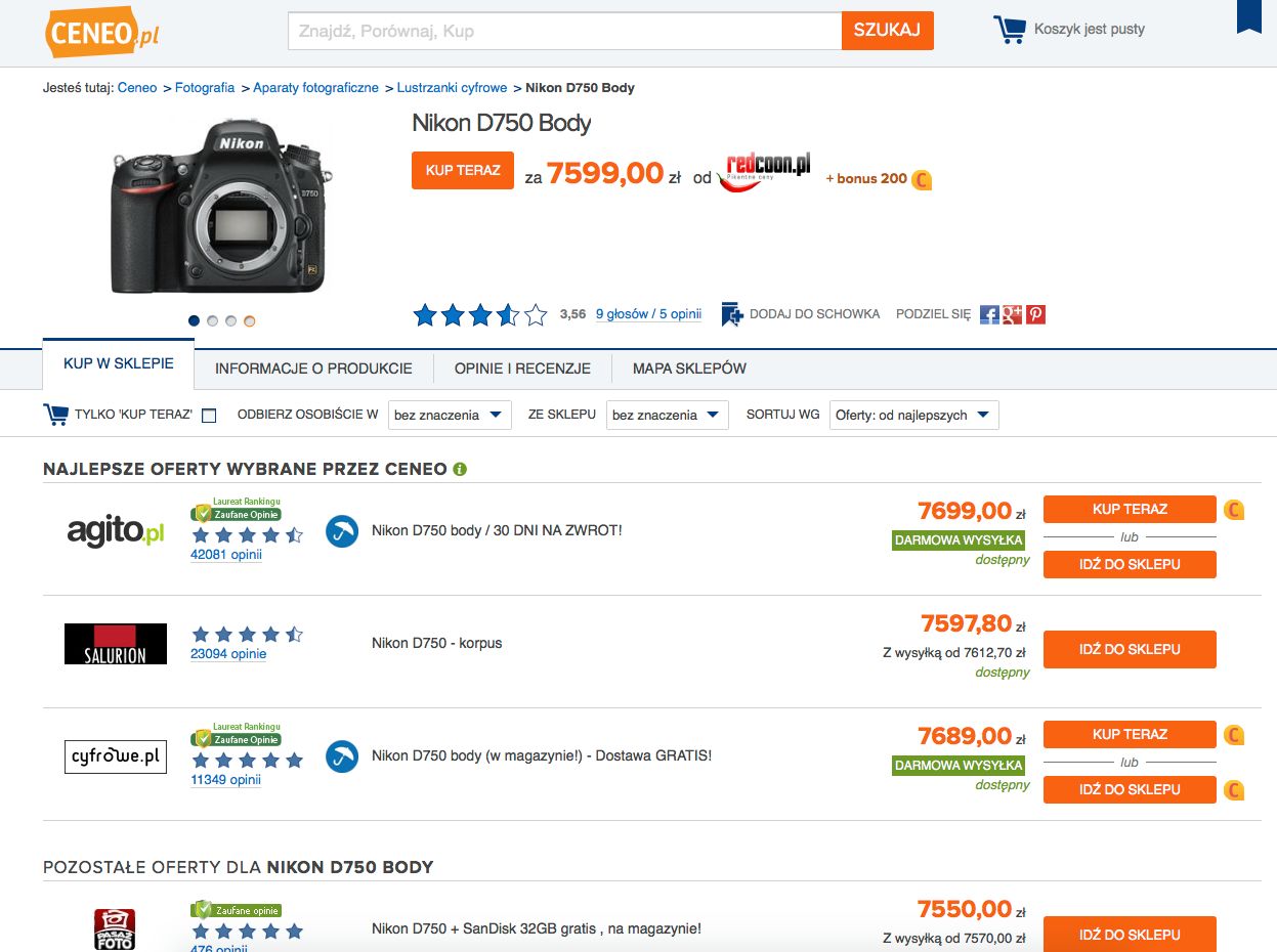 Nikon po cichu wycofuje ze sklepów lustrzankę D750. Kiedy aparat wróci na półki? 3