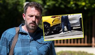 Ben Affleck pozwolił dziecku usiąść za kółkiem. Wystarczyło kilka sekund