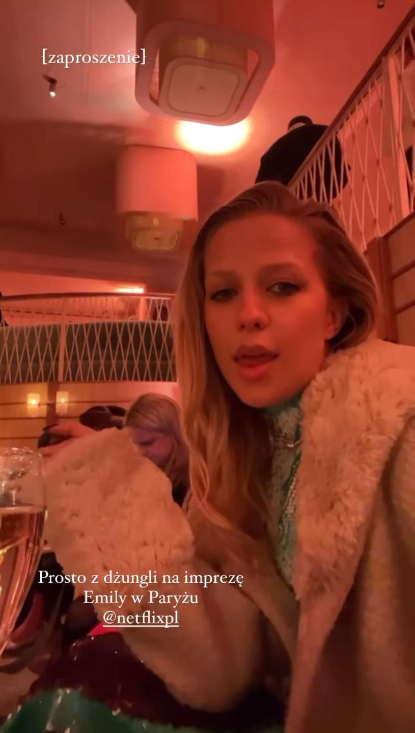 Jessica Mercedes na premierze "Emily w Paryżu"