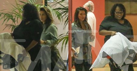 Kim Kardashian po raz pierwszy po porodzie! (FOTO)