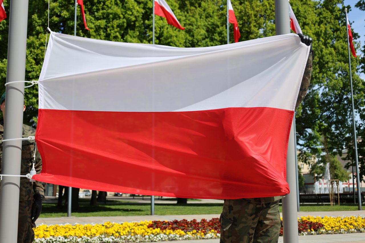 Lublin uczcił Dzień Flagi Rzeczypospolitej Polskiej na Placu Litewskim