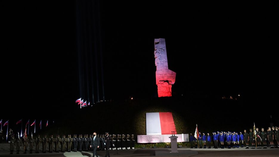 Prezydent Andrzej Duda na Westerplatte