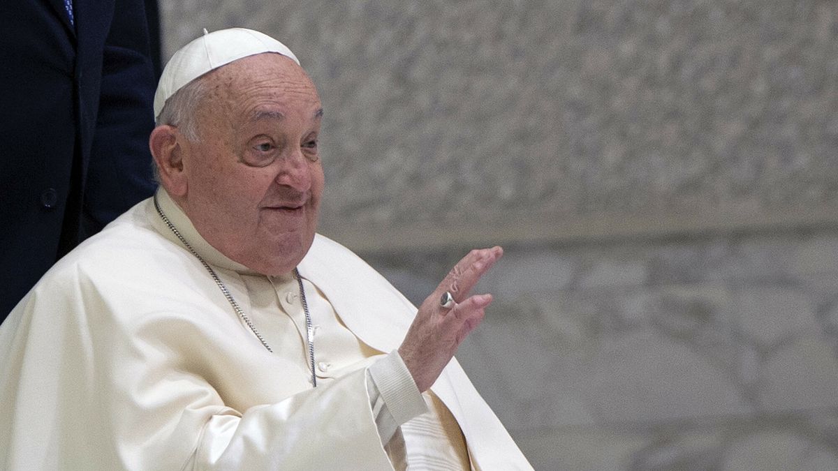 Archiwum zagraniczne East News 2025-01
Pope Francis during the weekly general audience in the Paul VI hall at the Vatican on January 15, 2025. Photo by VATICAN MEDIA/Catholic Press Photo/IPA/ABACAPRESS.COM
IPA/ABACA
