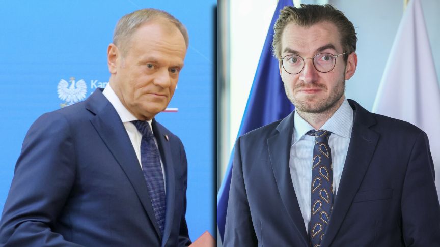 Po lewej: premier Donald Tusk, po prawej wiceminister Jan Szyszko. Polska chce dokonać drugiej rewizji KPO