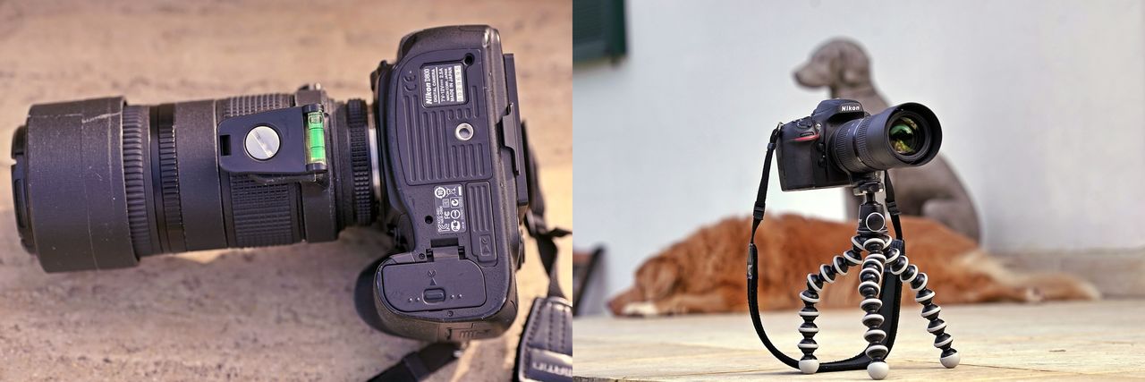 Płytka szybkomocująca założona na obiektyw; Nikon D800 z 70-180 mm f/4,5-5,6D ED Micro Zoom-Nikkorem